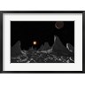 Ron Miller/Stocktrek Images - Ice spires on Jupiter's large Moon, Callisto (R830636-AEAEAGOFDM)