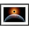 Mark Stevenson/Stocktrek Images - A total Eclipse of the Sun as seen from being in Earth's orbit (R831170-AEAEAGOFDM)