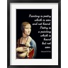 Quote Master - Painting is Poetry - Da Vinci Quote 1 (R836962-AEAEAGOFLM)