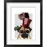 Fab Funky - Pug with Steampunk Style Top Hat (R838839-AEAEAGOFLM)