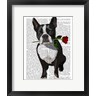 Fab Funky - Boston Terrier with Rose in Mouth (R838945-AEAEAGOFDM)