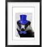 Fab Funky - Badger with Blue Top Hat and Moustache (R839153-AEAEAGOFLM)