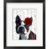 Fab Funky - Boston Terrier with Rose on Head (R839279-AEAEAGOFLM)