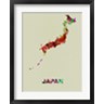 Naxart - Japan Color Splatter Map (R844191-AEAEAGOFDM)