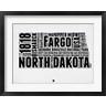 Naxart - North Dakota Word Cloud 2 (R847701-AEAEAGOFDM)
