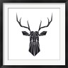 Lisa Kroll - Black Polygon Deer (R848207-AEAEAGOFDM)