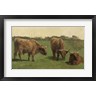 Rosa Bonheur - Three Studies of Reddish-Haired Cows on a Meadow (R851576-AEAEAGOFDM)