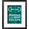 Sports Mania - Riding is My Sweet Escape - Green (R879119-AEAEAGOFDM)