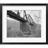 GENERAL VIEW NORTH, SOUTHEAST SIDE FROM SOUTHEAST BANK. - Joshua Falls Bridge, Spanning James River at CSX Railroad, Lynchburg (R879995-AEAEAGOFDM)