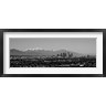 Panoramic Images - High angle view of a city, Los Angeles, California BW (R885421-AEAEAGOFDM)