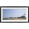 Panoramic Images - Beach with buildings in the background, Jetties Beach, Nantucket, Massachusetts (R899303-AEAEAGOFDM)