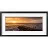Panoramic Images - View of Pacific ocean at dusk, Playa Waikiki, Miraflores District, Lima, Peru (R899893-AEAEAGOFDM)