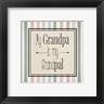 Color Me Happy - My Grandpa Is My Grandpal Mauve and Green Stripes (R903797-AEAEAGOEDM)