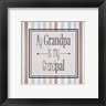Color Me Happy - My Grandpa Is My Grandpal Brown and Green Stripes (R903798-AEAEAGOEDM)