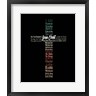 Inspire Me - Names of Jesus Cross Silhouette Green Ombre (R906166-AEAEAGOFDM)
