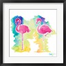 Nola James - Sunset Flamingo Square II (R910794-AEAEAGOFDM)