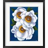 Vivien Rhyan - White Flowers on Blue II (R911296-AEAEAGOFDM)