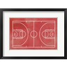 Sports Mania - Basketball Court Red Paint Background (R934749-AEAEAGOFDM)