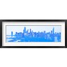Panoramic Images - Skyline of Chicago in Blue (R972101-AEAEAGOFDM)