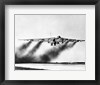 Low angle view of a fighter plane taking off, B-52 Stratofortress Framed Art Print