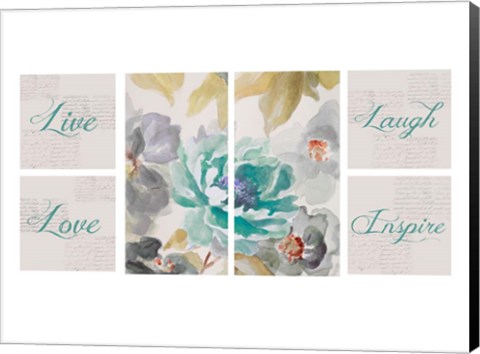 Framed Floral Inspiration Collaboration Print