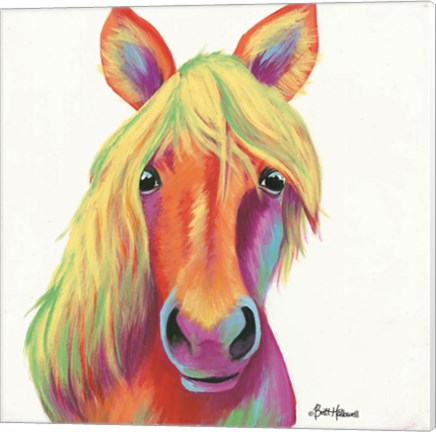 Framed Cheery Horse Print