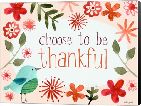 Framed Choose to be Thankful Print