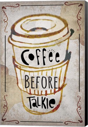 Framed Coffee Typography III Print