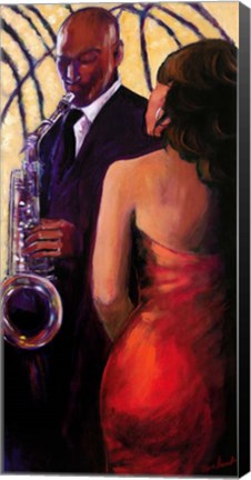 Framed Sax Seduction Print