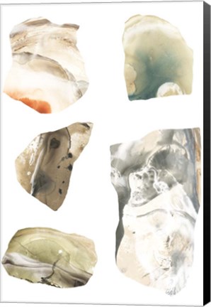 Framed Geode Segments II Print