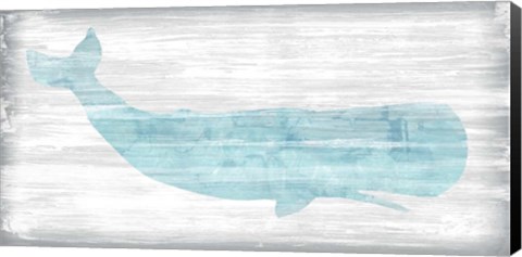 Framed Weathered Whale I Print
