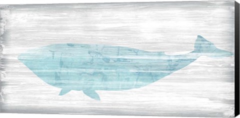 Framed Weathered Whale II Print