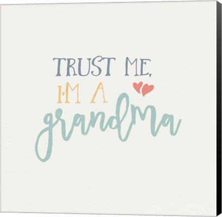 Framed Grandma Inspiration I Color Print