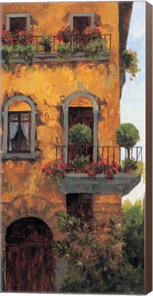 Framed Verona Balcony II Print