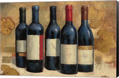 Framed Napa Reserve Wine Crop Print