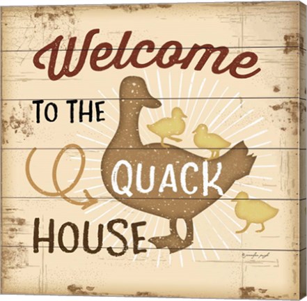 Framed Quack House Print