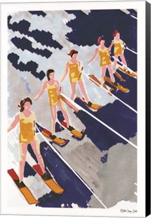 Framed Water Ski Show 1 Print