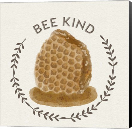 Framed Bee Hive II-Bee Kind Print