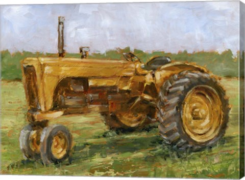 Framed Rustic Tractors IV Print