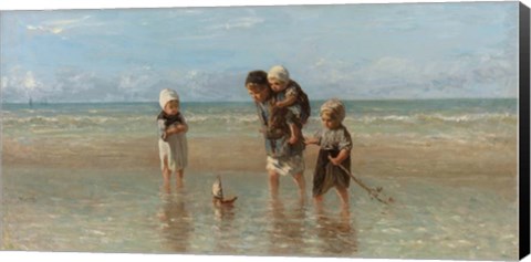 Framed Children of the Sea, 1872 Print