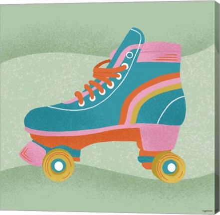 Framed Roller Skate Print