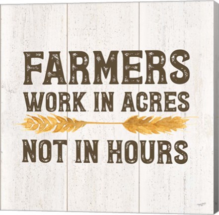Framed Farm Life VIII-Acres Print