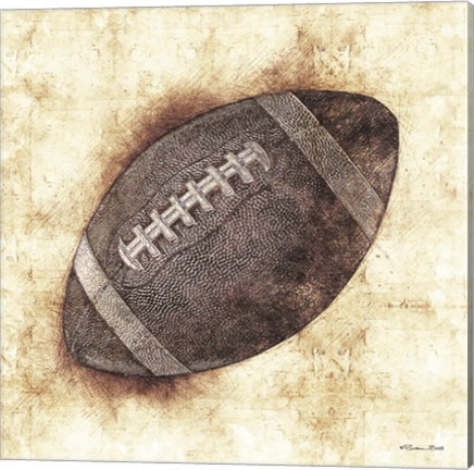 Framed Football Sketch Print