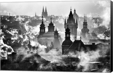 Framed Prague Towers Print