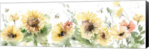 Framed Sunflower Meadow VI Print