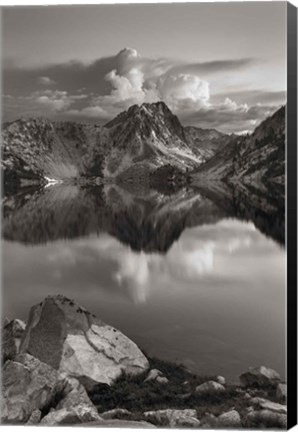 Framed Sawtooth Lake Sawtooth Mountains Idaho Print