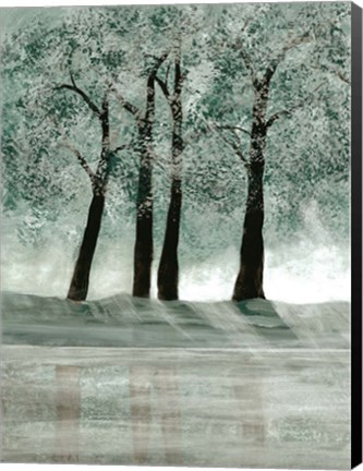 Framed Green Forest 2 Print