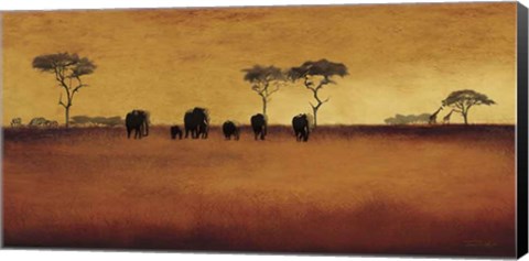 Framed Serengeti II Print