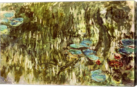 Framed Lily Pond, 1881 Print