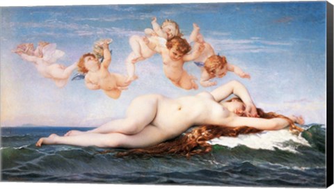 Framed 1863 Alexandre Cabanel - The Birth of Venus Print